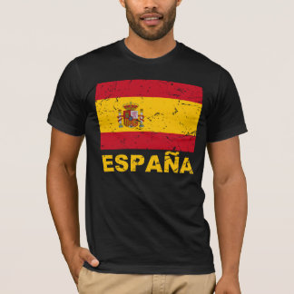 Spanien Vintage-Flagge T-Shirt