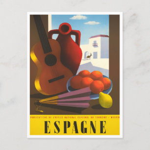 Spanien Vintage-Reise Postkarte