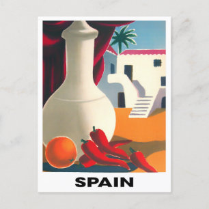 Spanien Vintage-Reise Postkarte