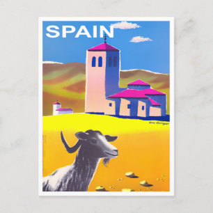 Spanien Vintage-Reise Postkarte