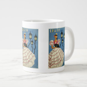 SPANIEN Vintage-Reise-Tassen Jumbo-Tasse