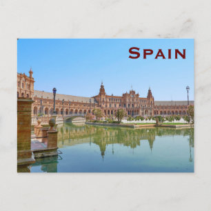 Spanien Vintage Reise Tourismus Hinzufügen Postkarte