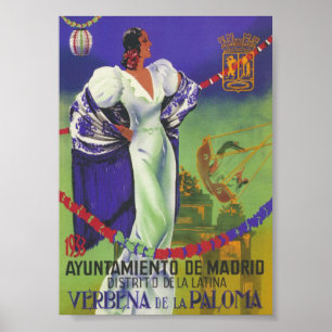 Spanien Vintage Travel Poster