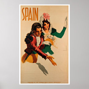 Spanien - Vintage Travel Posters Poster