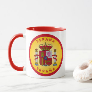 Spanien Wappen Kreisform Tasse