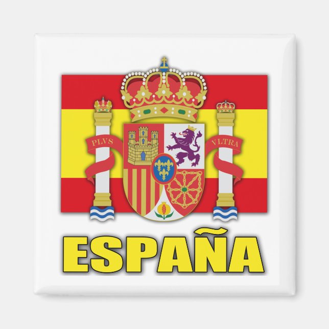 Spanien Wappen Magnet (Vorne)