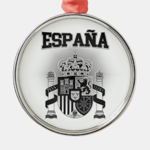 Spanien Wappen Ornament Aus Metall