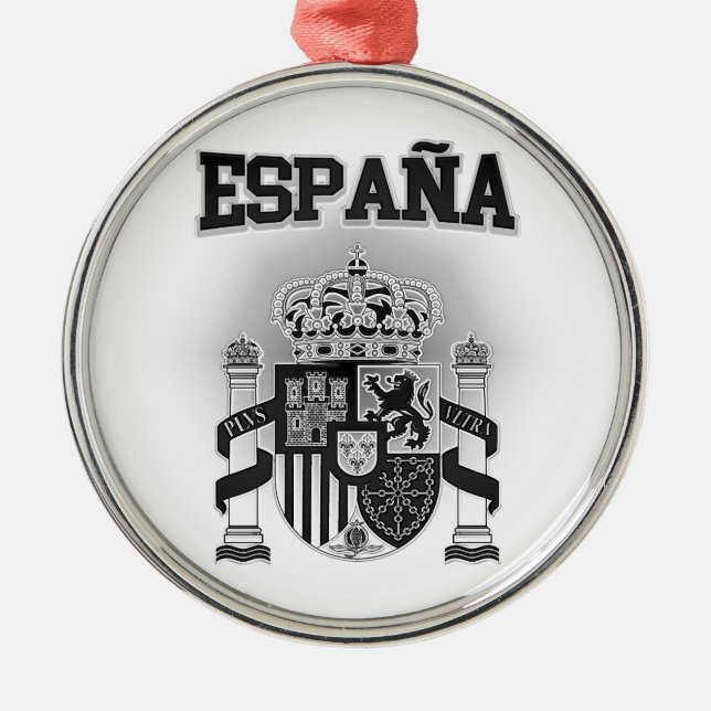 Spanien Wappen Ornament Aus Metall (Vorne)