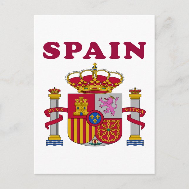 Spanien - Wappen Postkarte (Vorderseite)