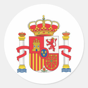 Spanien Wappen Runder Aufkleber