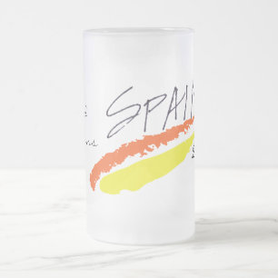 Spanien-Welt verficht mattierte Tasse