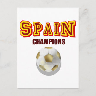 Spanien Weltmeister 2010 Postkarte