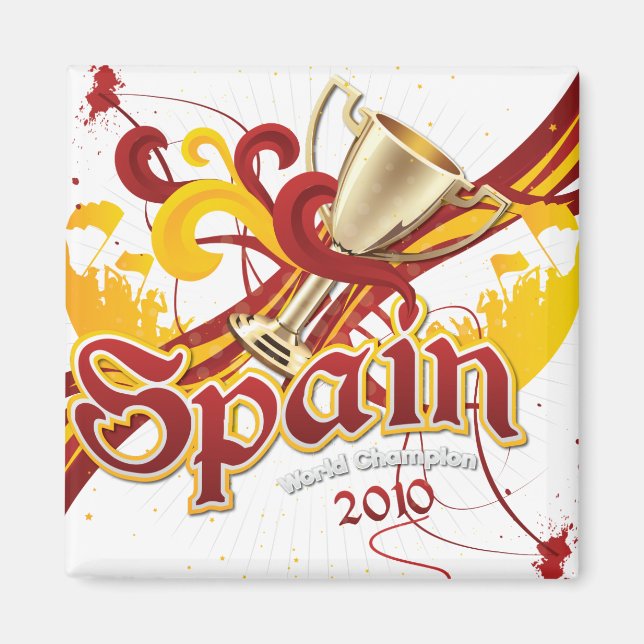 Spanien Weltmeisterschaft 2010 Magnet (Vorne)