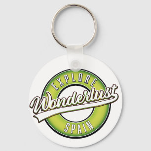 Spanien Wonderlust erkunden Schlüsselanhänger