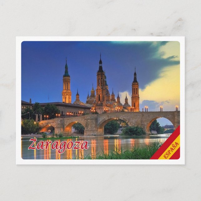 Spanien - Zaragoza - Postkarte (Vorderseite)