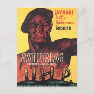 Spanien ziviler Krieg soccoro rojo de Espana 1936 Postkarte