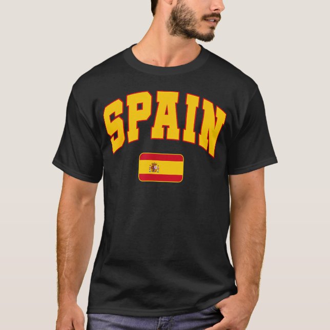 Spanienflagge Espana T-Shirt (Vorderseite)