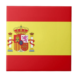 Spanienflagge Fliese
