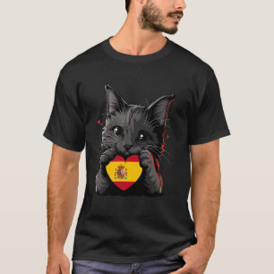 Spanienflagge Spanischer Stolz Spanische Wurzeln E T-Shirt