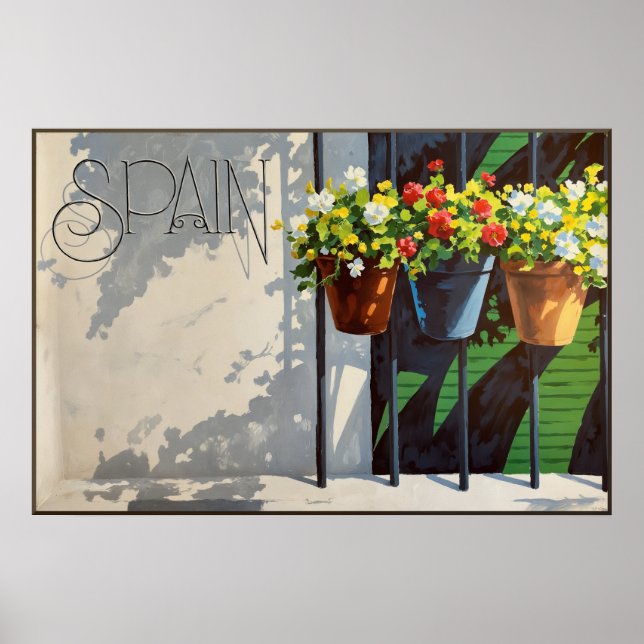Spanienplakat Poster (Vorne)