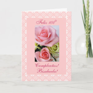 Spanisch: 100 años - bisabuela karte