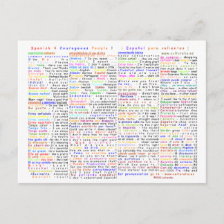 Spanisch 4 mutige Leute Postkarte