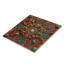 Spanisch Abstrakt Terracotta auf dem Lande Fliese