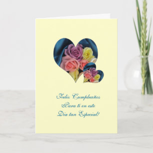 Spanisch: Alles Gute zum Geburtstag Feliz Karte