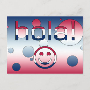 Spanisch Amerikanisches Geschenk Hallo / Hola Gesi Postkarte