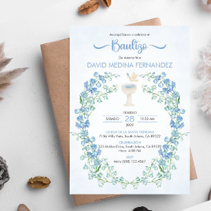 Spanisch Bautizo Einladung Niedlich Chalice Taufe