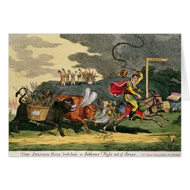 Spanisch, das Stier brach, verliert oder, Josephs (Vorderseite (Horizontal))