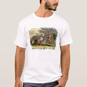 Spanisch, das Stier brach, verliert oder, Josephs T-Shirt