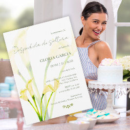 Spanisch, Despedida Soltera Flores, Brautparty Einladung