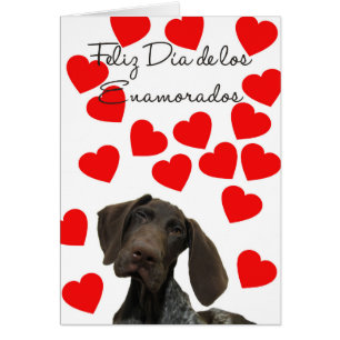 Spanisch Día Enamorados Glossy Grizzine Valentine