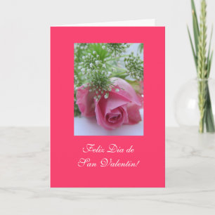 Spanisch: Durchmesser San Valentin des Feiertagskarte