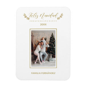 Spanisch Einfache Elegante Chic Weihnachtsfamilie Magnet