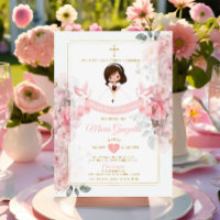 Spanisch Elegant Niedlich Little Girl Primera Comu