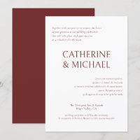 Spanisch Englisch Bilingual Elegante Classic Weddi