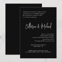 Spanisch Englisch Bilingual Elegante Classic Weddi