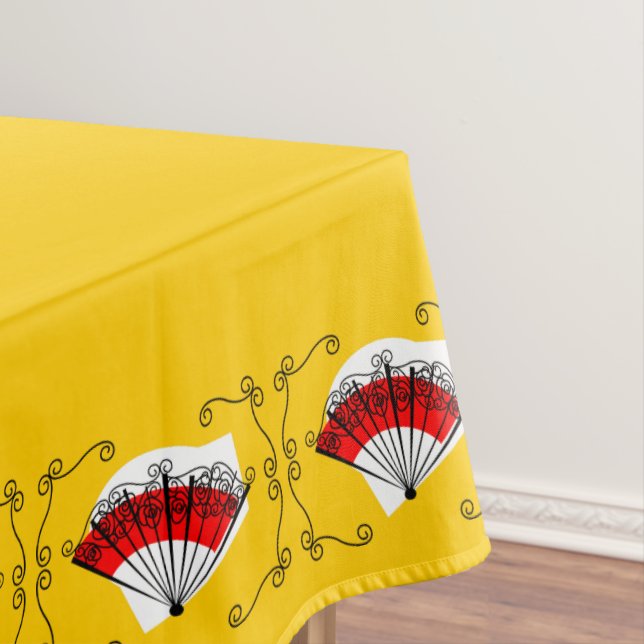 Spanisch Fan Corners tablecloth 52 x 70 Tischdecke (Beispiel)