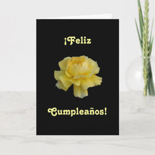 Spanisch: Feliz Cumpleaños- Geburtstag Karte