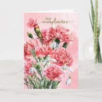 Spanisch Feliz Cumpleanos Rosa Nelken