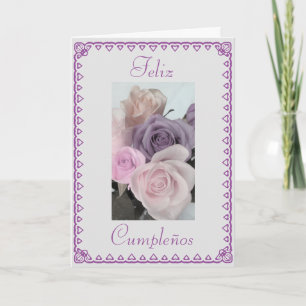 Spanisch: Geburtstag Cumpleanos Karte