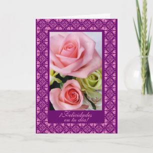 Spanisch: Geburtstag: feliz cumpleanos! Karte