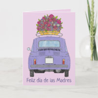 Spanisch Happy Mother's Day Fiat 500