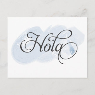 Spanisch - Hola Postkarte