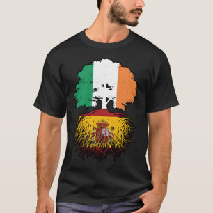 Spanisch Irland Treots Flag T-Shirt