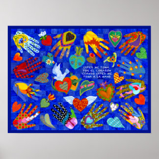 Spanisch Liebe Sprichwort für jeden, den Sie Liebe Poster