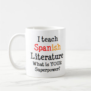 Spanisch-Literaturunterricht Kaffeetasse