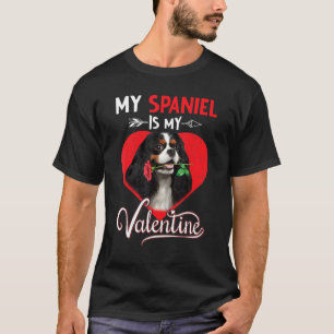 Spanisch Mein Hund ist meine Valentine Hund Liebe  T-Shirt
